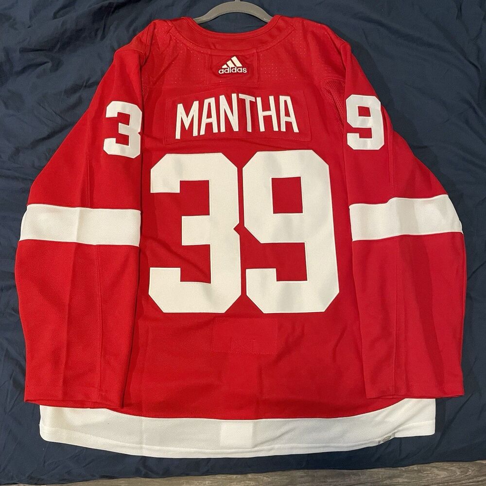 Anthony Mantha Detroit Red Wings Red Primegreen Adidas Jersey HB6678 Men Size 52